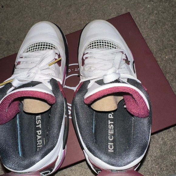 Big kids size 6 Jordan retro 4 PSG - Picture 3 of 5